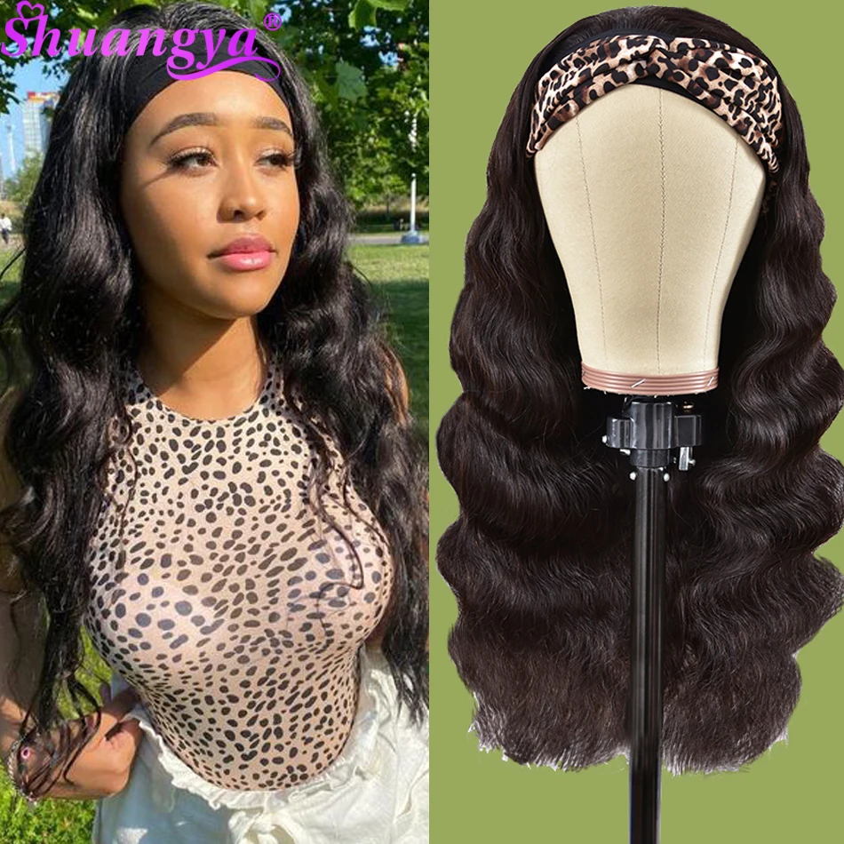 

Headband Wig Malaysian Hair Bone Straight Remy Human Hair Wigs Glueless High Density Body Wave Headband Wig for Black Women