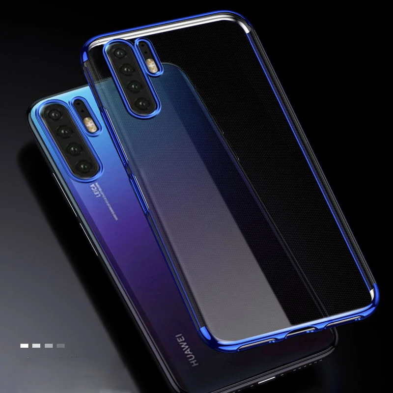 Чехол для Huawei P30 Pro Lite P20 Nova 4e 4 3e Mate 30 20 10 P Smart 2019 Honor 20i V20 Роскошный прозрачный чехол с