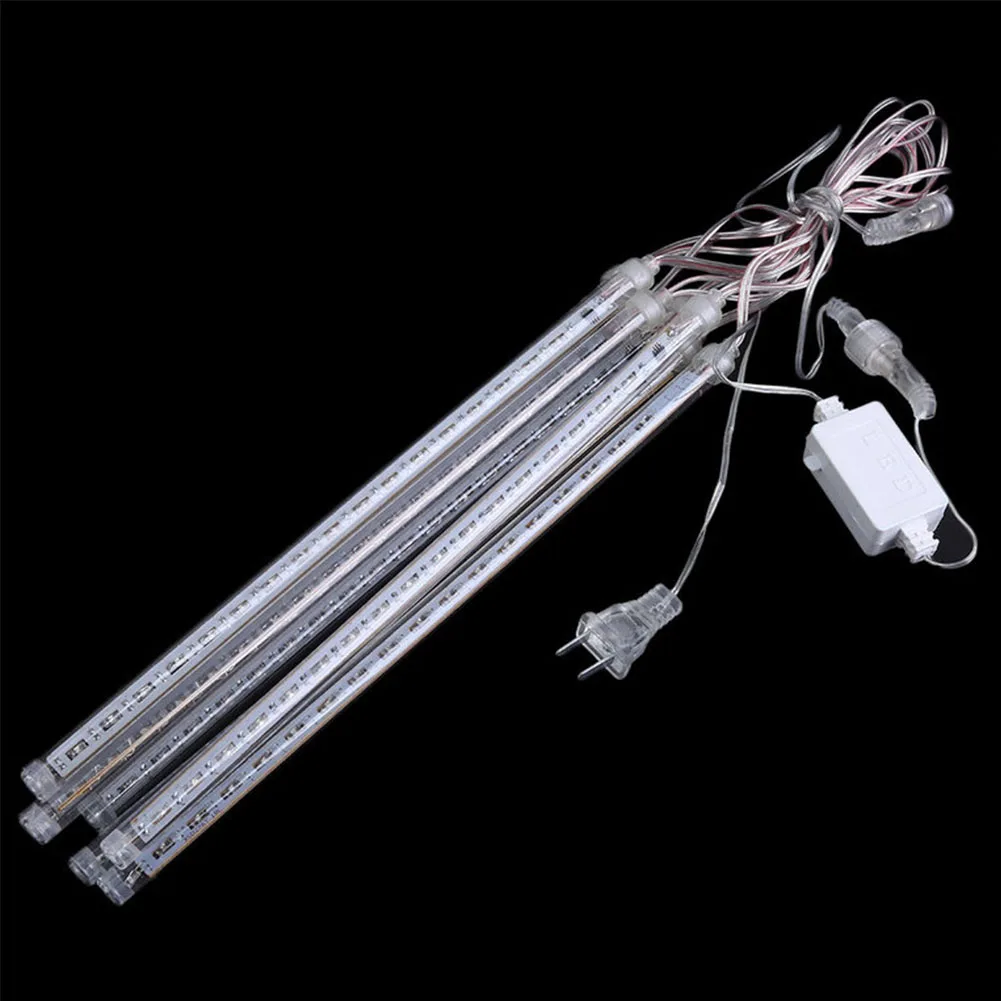

LED String Lights 30CM Meteor Shower Rain 8 Tube Decorative Lamp for Xmas Tree Home Garden Outdoor Decorations Colorful Lighting