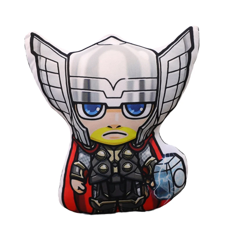 Подушка с героями фильма мстители плюши Человек паук Локи Железный человек