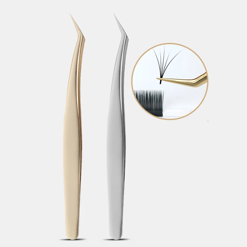 

1 Pc Super-hard Individual Eyelashes Tweezers High Precision Stainless Steel Tweezers for Eyelashes Extension