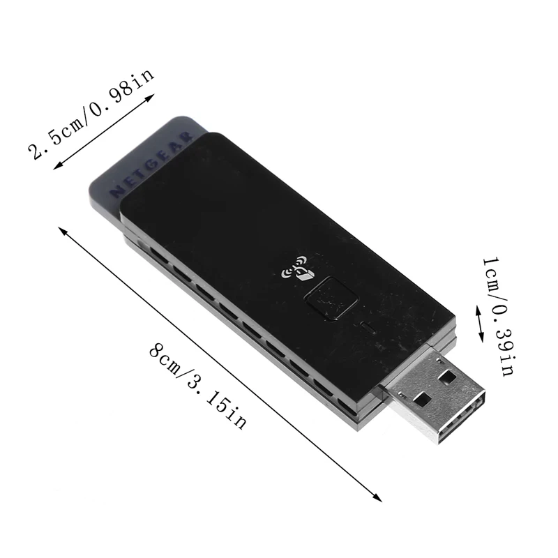 Беспроводной USB адаптер N300 300M WiFi сетевой карточный приемник для Netgear WNA3100|Сетевые