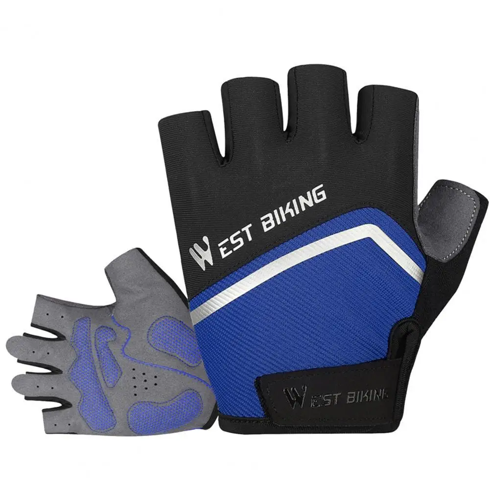 

1 Pair Daily Bicycle Sport Gloves Soft Unisex Sport Gloves Univesail Fit Mountain Bike Gloves