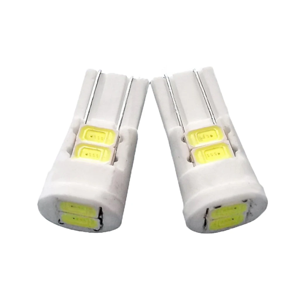 Автомобильные сигнальные лампы T10 194 168 2825 6SMD 5730 габаритные огни с 6 светодиодами