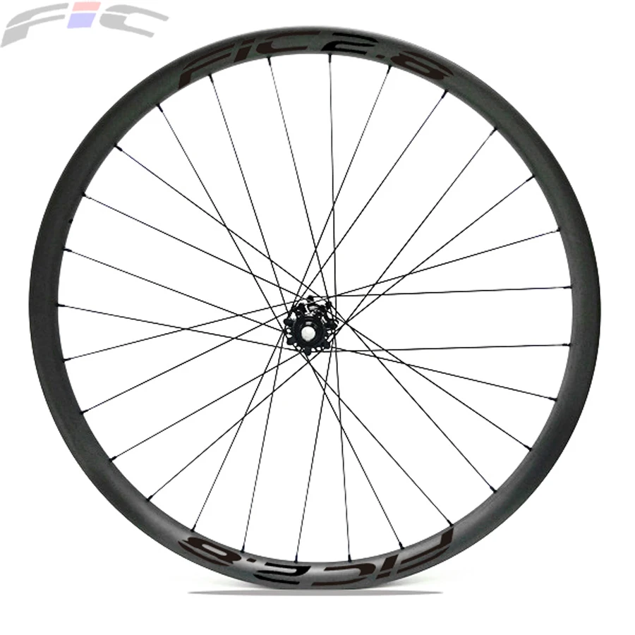 Феск mtb Колесная 29er 36 мм широкий hookless 28h с powerway M45 концентратор прямой pull M15x100mm M12x142mm AM enduro Углеродные 29 колеса