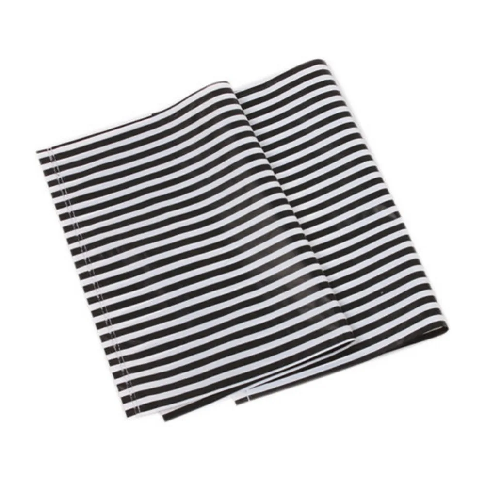 100 шт пластиковая черно-белая полосатая дизайнерская сумка-тоут с принтом зебры