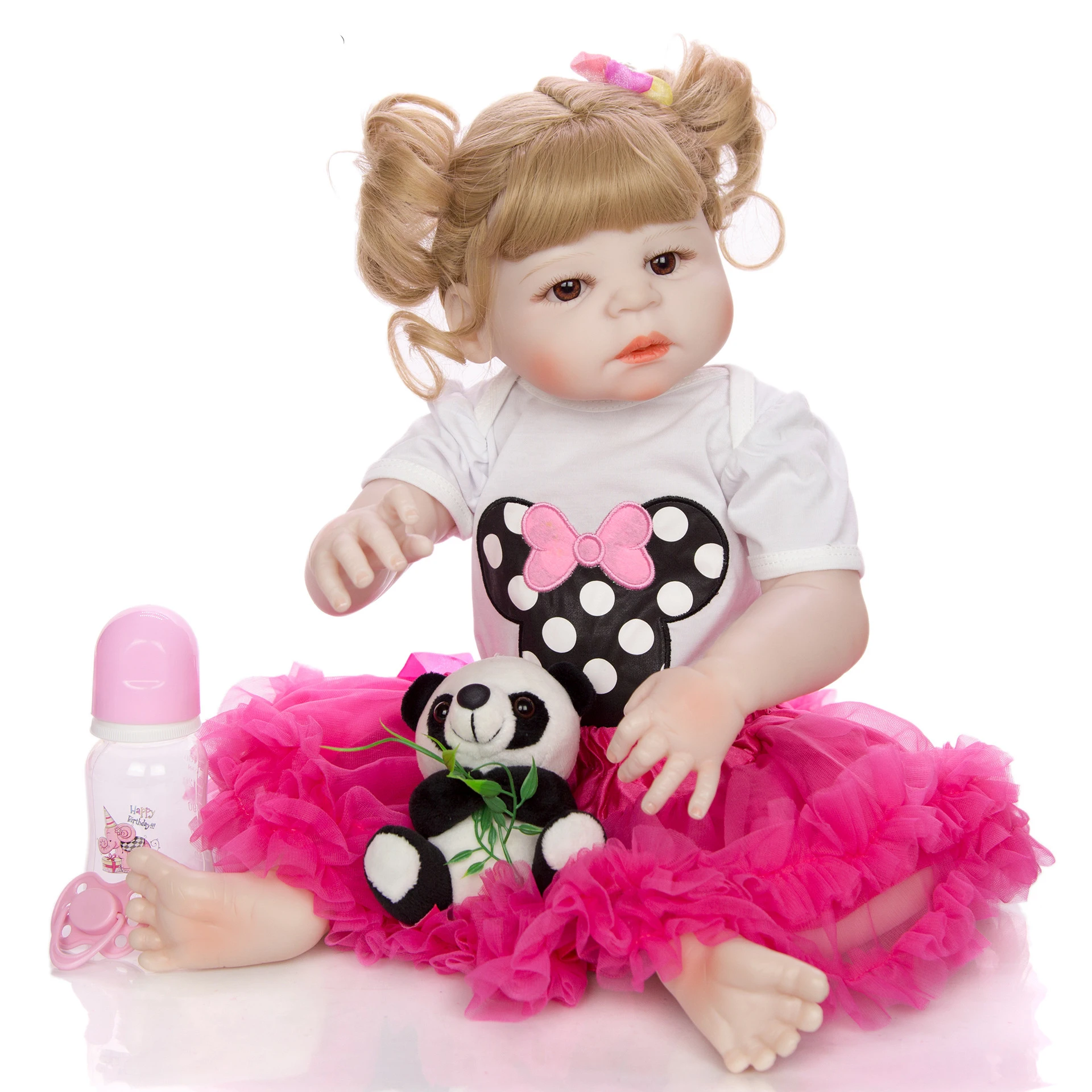 

Кукла реборн силиконовая, 23 дюйма, 57 см