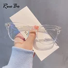Прозрачная оправа для очков RUOBO с защитой от синего света для мужчин и женщин, винтажные компьютерные очки с защитой от синего света, оптические очки, очки