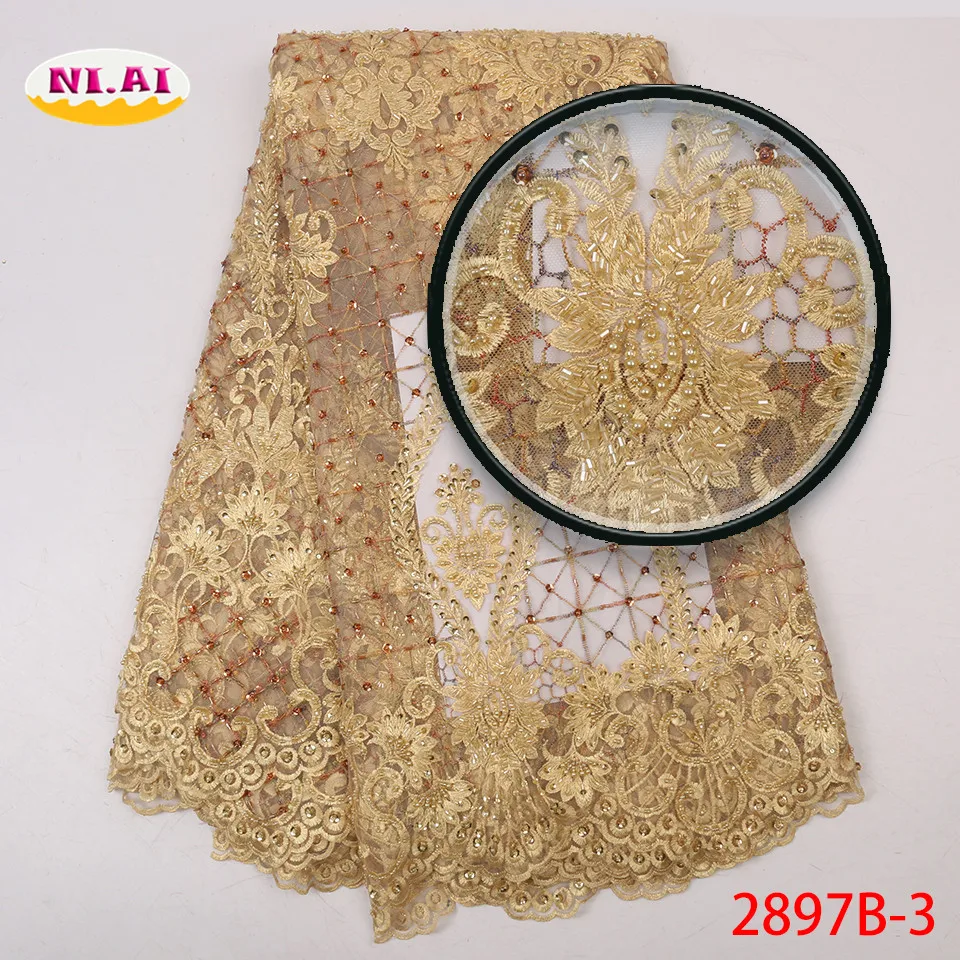 Золотая африканская кружевная ткань 2019 высококачественное кружево роскошное