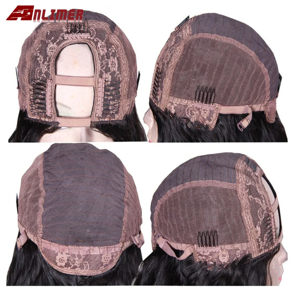 Парики из натуральных волос с U образной кутикулой 100% Необработанные бразильские