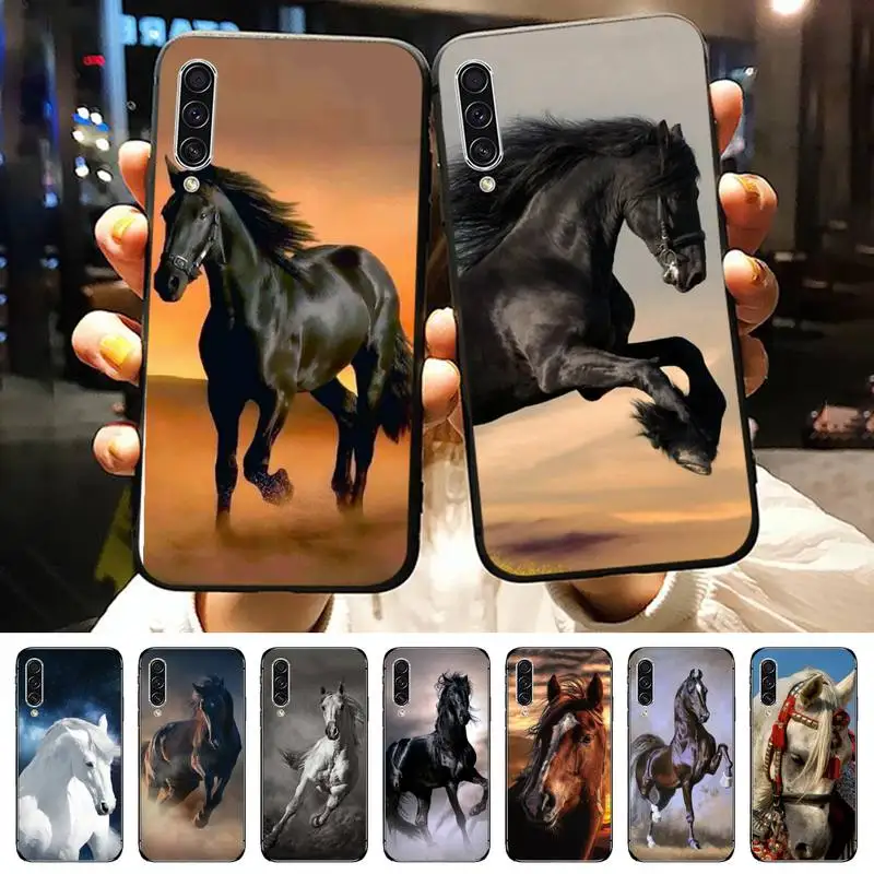 

Running horses aimal Phone Case For Samsung galaxy A S note 10 7 8 9 20 30 31 40 50 51 70 71 21 s ultra plus