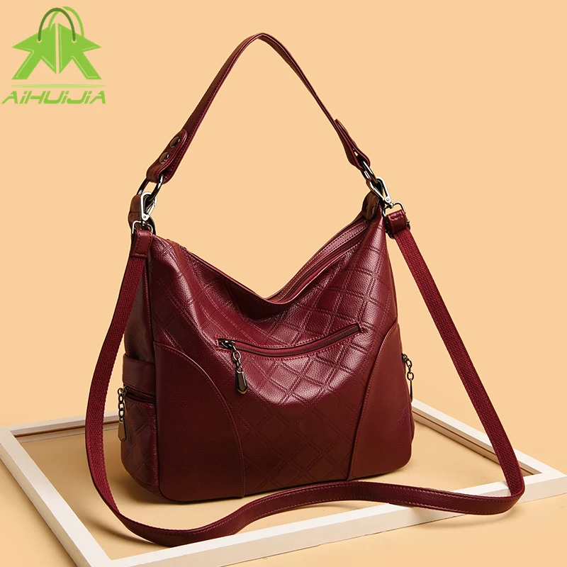 

Casual High Capacity Shoulder Bag for Women High Quality Pu Leather Handbag 2021 New Ladies Luxury Designer Messenger Bag Sac