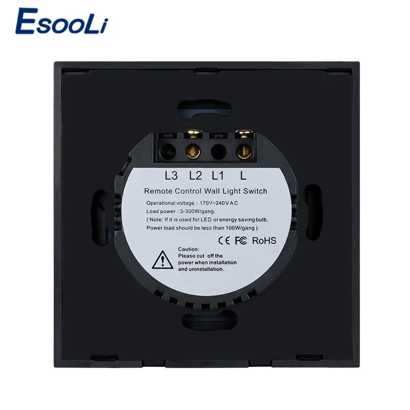 Esooli ЕС стандартный хрустальный стеклянный настенный светильник сенсорный