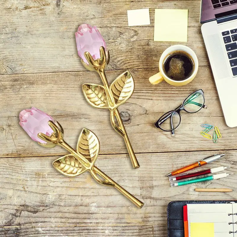 

Romantic Valentine's Day Flowers Crystal Rose Crafts Decoration European Creative Wedding Flowers Mother's Day New Year Gifts