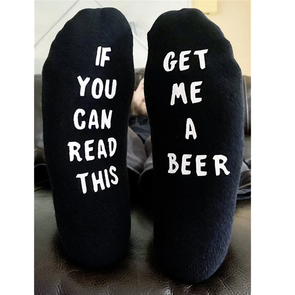 Новинка носки персонализированные забавные для него яркие с напечатанным