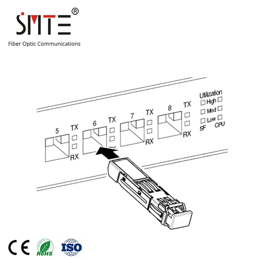 

Compatible with SMC Networks SMC1GSFP-SX 1000BASE-SX SFP 850nm 550m Transceiver module SFP
