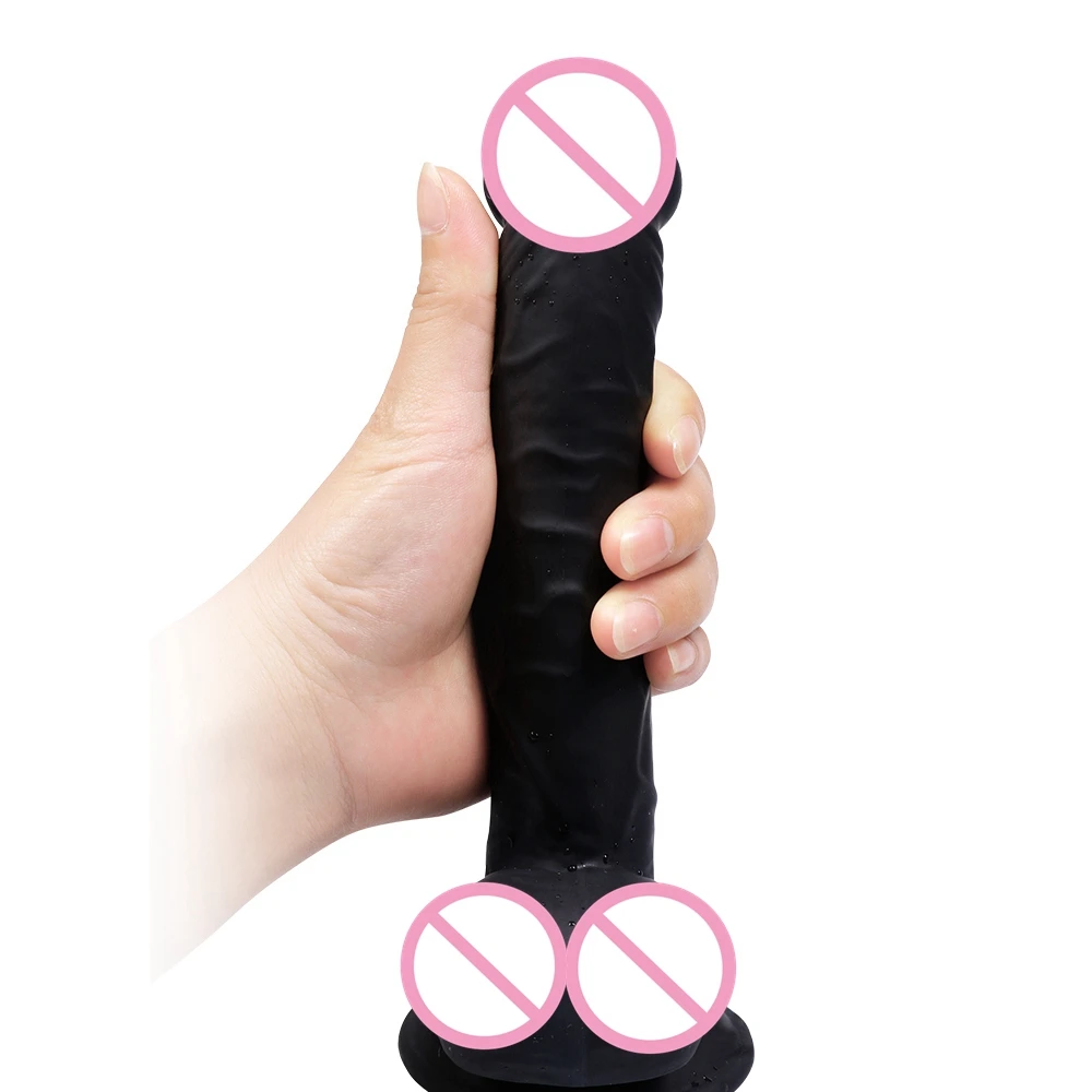 New Skin feeling Black Realistic Penis Super Huge Big Dildo With Suction Cup Sex Toys for Woman Gay sex toy Lesbian | Красота и