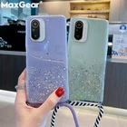 Чехол с ремешком через плечо для Xiaomi Redmi Note 10 Pro, 9S, 9, 8T, 8, 7, K40, Mi 10T Lite, 9T, POCO X3, NFC, M3, блестящий прозрачный чехол