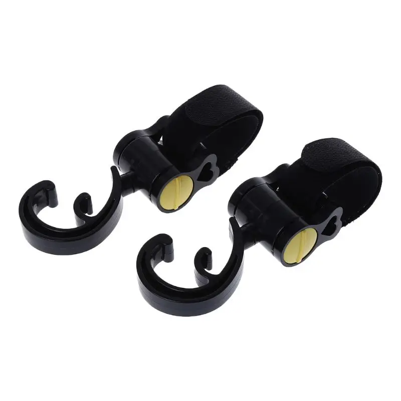 

2 Pcs/Set Baby Stroller Hook Strong Powerful Hooks Shopping Bag Storage Hanging Hanger Cart Carriage Multi-functional Outdoor