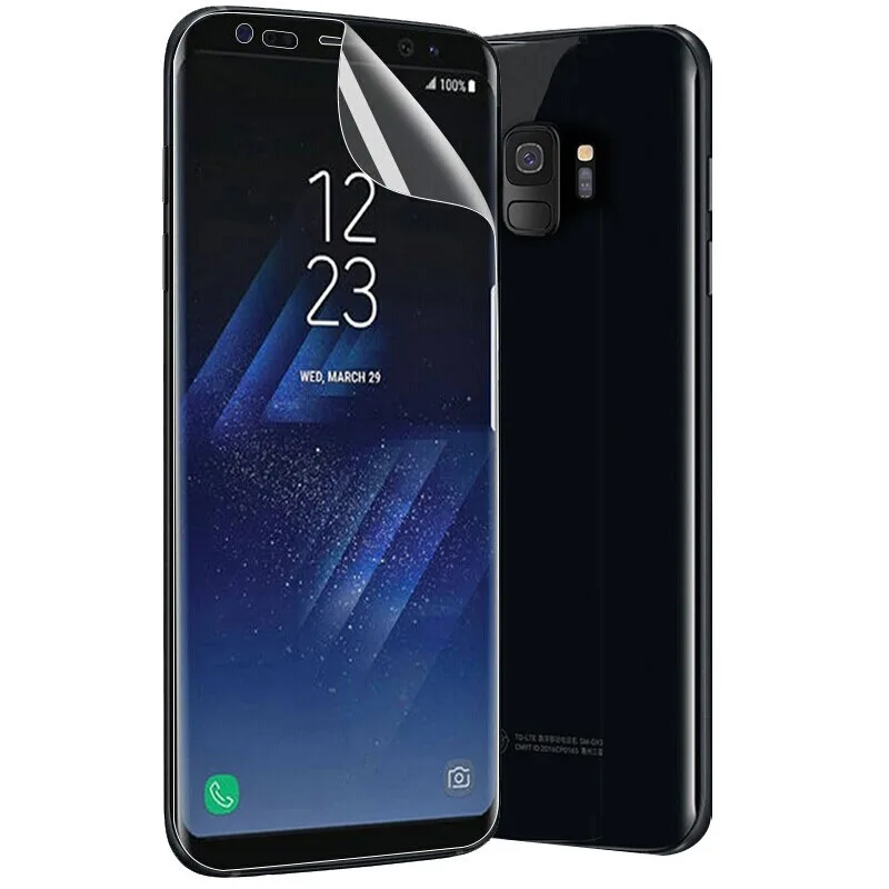 Суперпрозрачная Защитная пленка для экрана Samsung Galaxy S7 Edge Note 10 9 S8 S9 S10 Plus