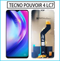 new 7inch lcd for tecno pouvoir 4 lc7 pouvoir 4 pro lcd display touch screen digiziter assembly with tools