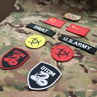 military tactical patch hook loop emblemas skull clothing armband hat sticker badges iron on embroidered us army airsoft patches