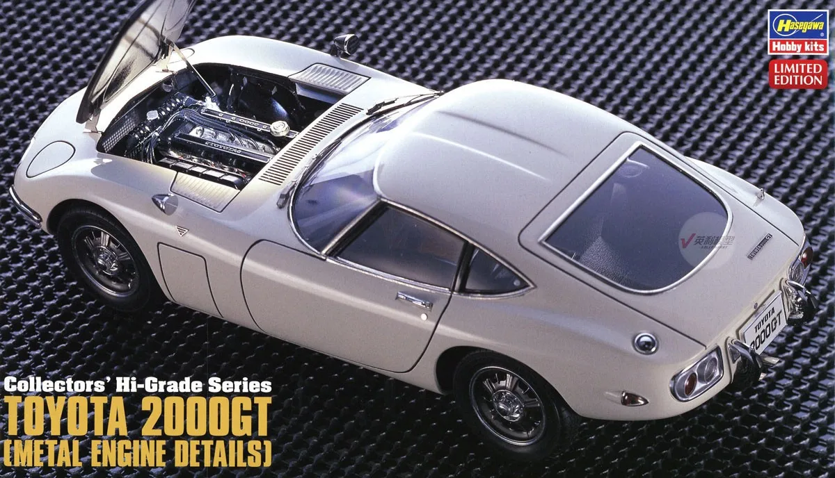 Модель автомобиля Hasegawa 1/24 модель спортивного TOYOTA 2000GT супердетализированная