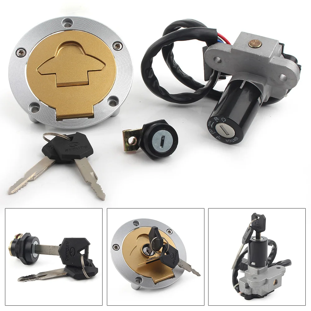 

Motorcycle Ignition Switch Switches Oil Gas Fuel Tank Cap Seat Lock Kit For Ducati 916/996/998/748 Monster 620 750 900 ST2 ST4