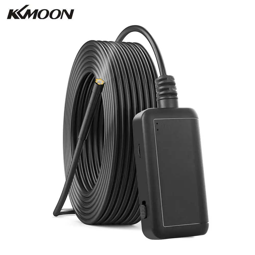 F220 5.5mm IP67 Waterproof Industrial WiFi Endoscope Borescope Inspection Camera Built-in 6 LEDs for iOS/Android Smartphones | Инструменты