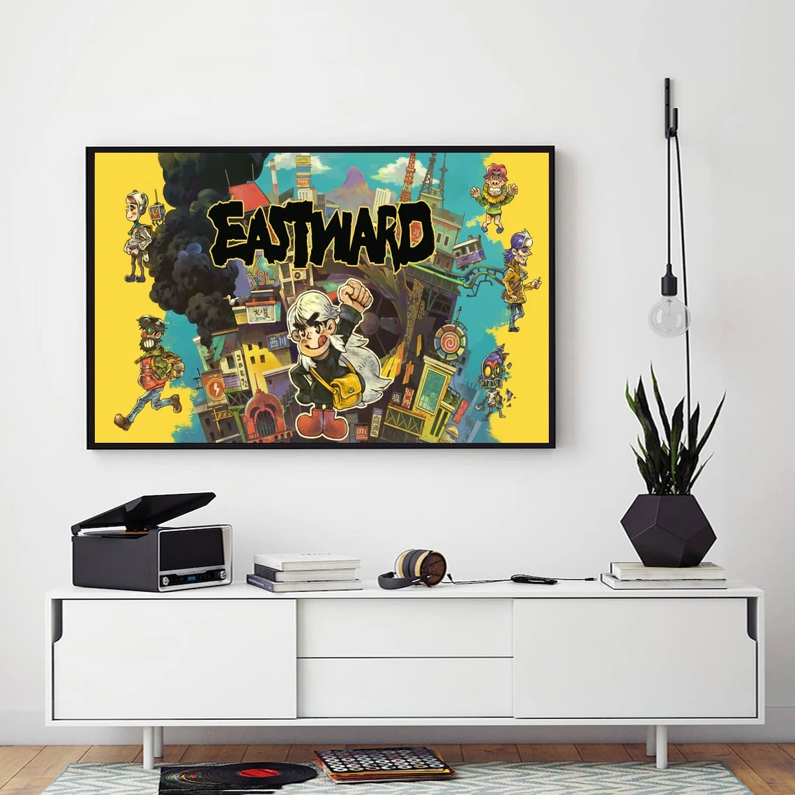 

Постер для видеоигр Eastward, креативный минималистичный дизайн, печать на холсте, украшение для дома, настенная живопись (без рамки)
