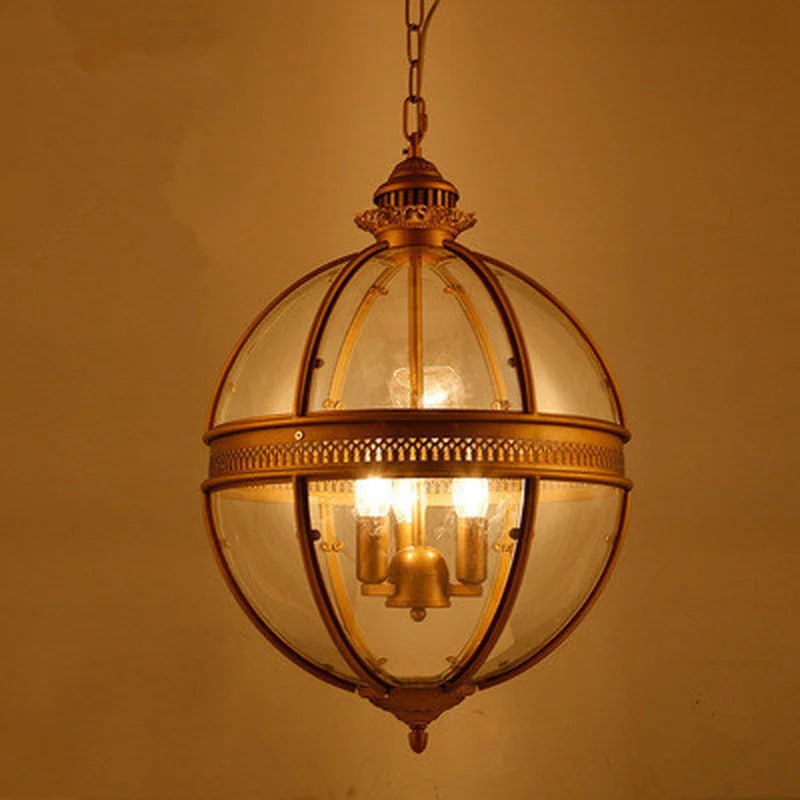 Креативный индивидуальный винтажный подвесной светильник из кованого железа