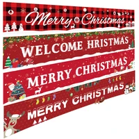 2021new christmas festive banner merry christmas banner large xmas sign huge xmas house home outdoor party decoration