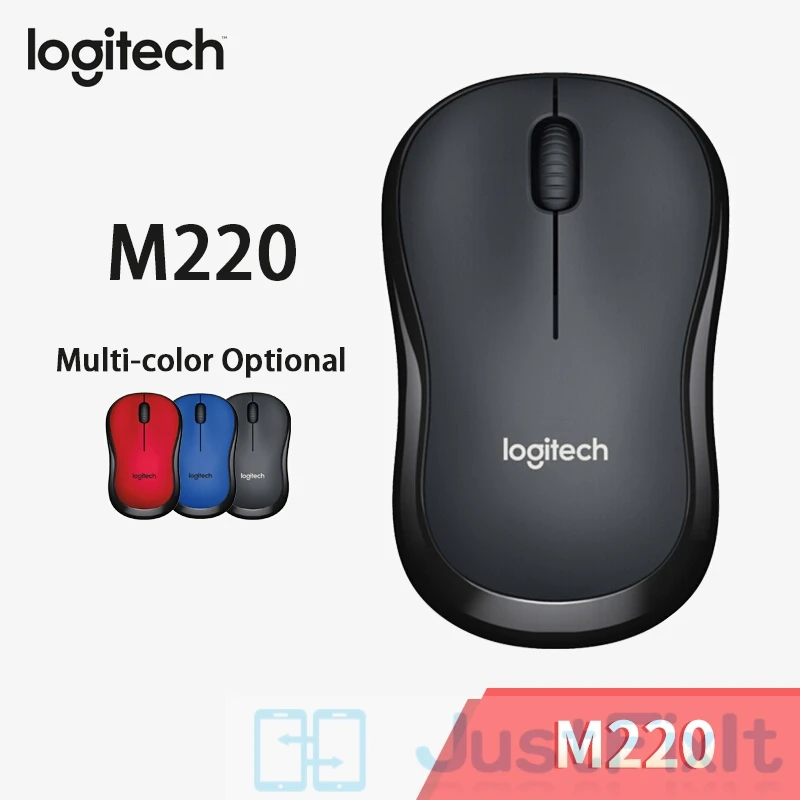 Беспроводная мышь Logitech M220 бесшумная с 2 4 ГГц Высококачественная оптическая