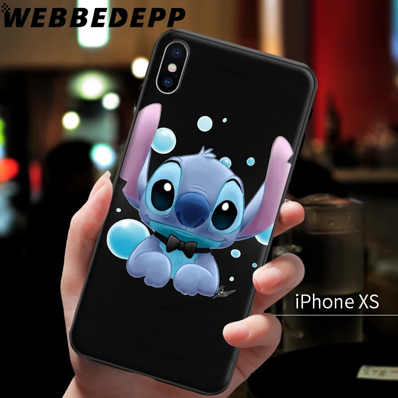 Милый мягкий чехол Ohana для iPhone 5 5S 6 6S 7 8 Plus X XS 11 Pro Чехол MAX XR |