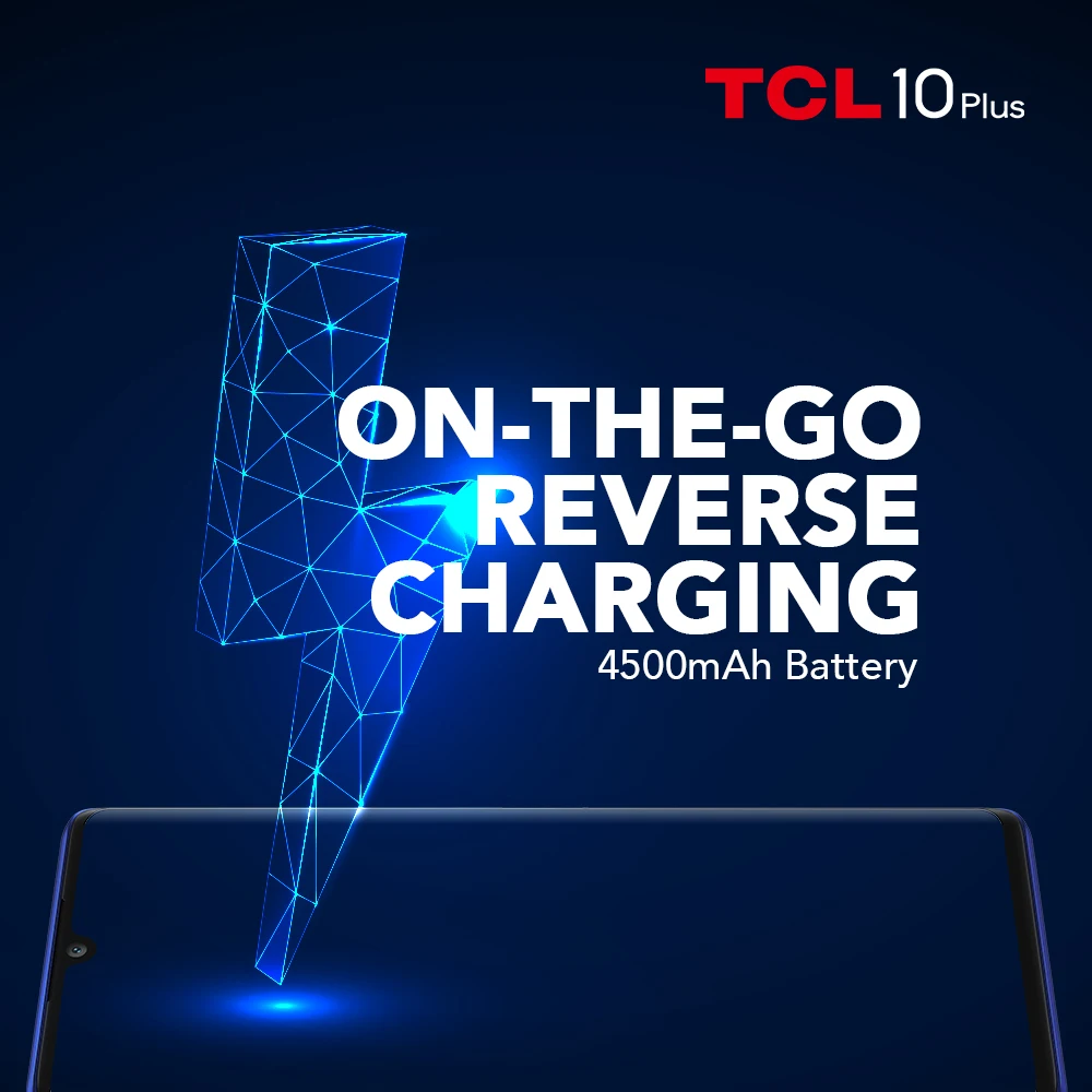 Мобильный телефон Global TCL 10 Plus 6 ГБ/256 ГБ NFC безрамочный дисплей 47 дюйма AMOLED Snapdragon 665