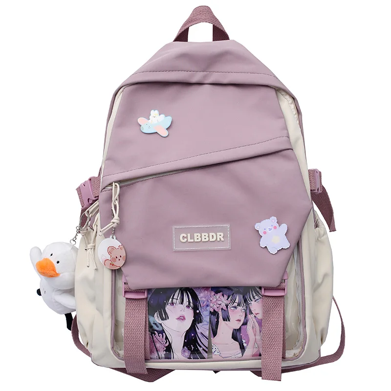 

Cute Girl Backpacks for Women Pupil Waterproof School Bags Female Korean Japanese Travel Backpacks 2021 New Ins Style Ladies