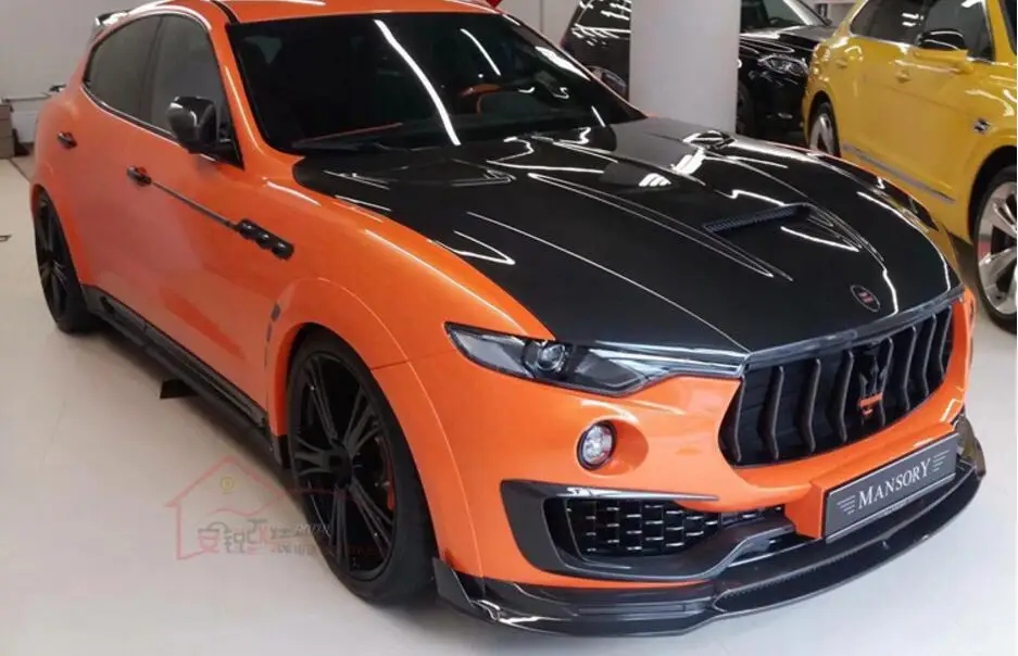 Автомобильный спойлер для переднего бампера из углеродного волокна