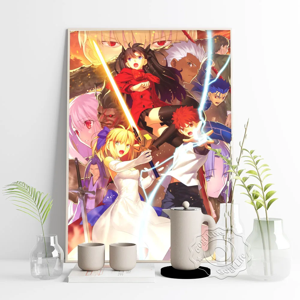 Плакат Картина на холсте Fate Stay Nigh коллекция подарков для фанатов Настенный декор