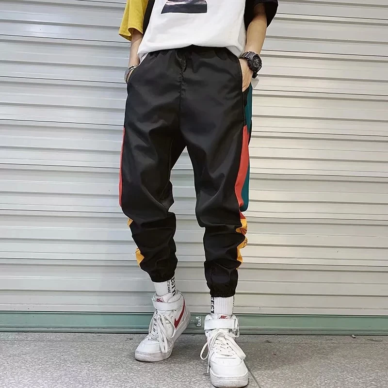2022 New Hip Hop Streetwear Joggers Pants Men Casual Cargo Pant Trousers High Street Elastic Waist Harem Pant Man