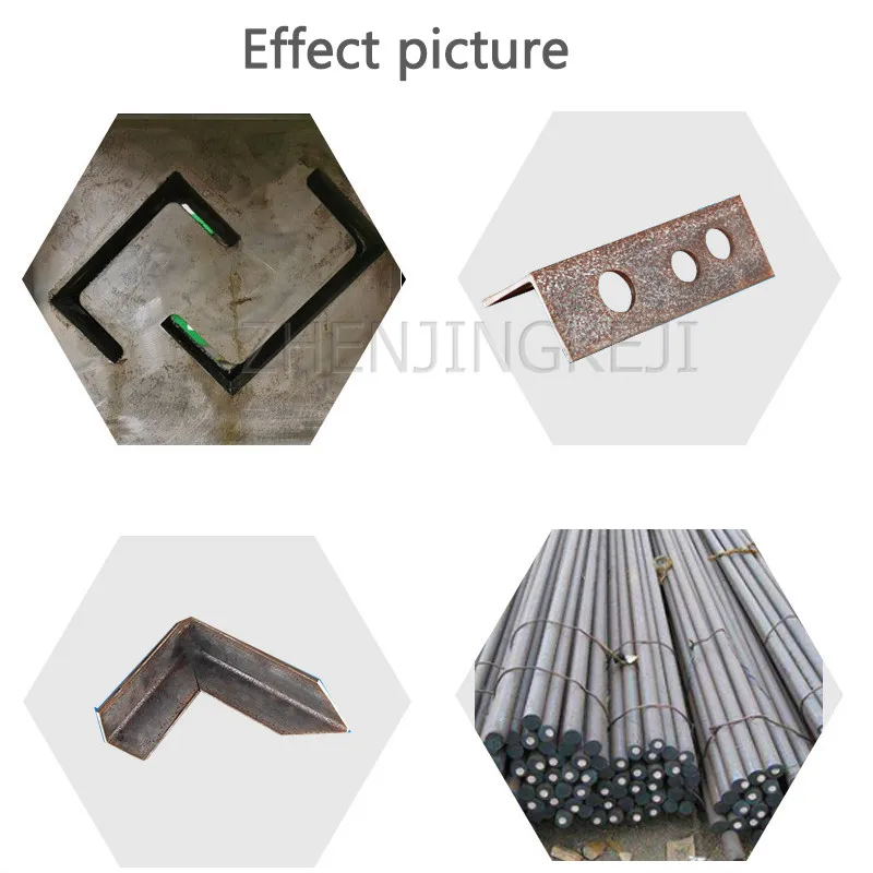 

High Power 2200W Small Multifunctional Punching And Shearing Bombined Machine New Angle Iron Channel Steel Bar Cutting Tools
