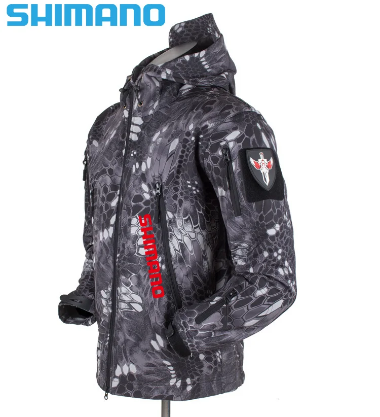 

Shimano Fishing Jackets Warm Thick Fleece Fishing Clothes Zipper Fishing Shirt Outerwear Man Daiwa Clothing for Winter Fishing
