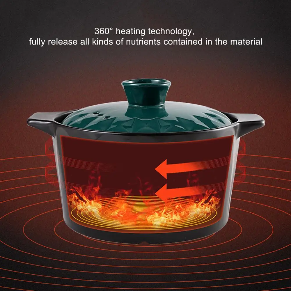 Керамическая кастрюля для приготовления пищи газовая керамическая супа