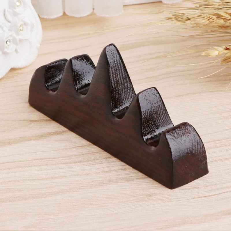 Vintage Wooden Brush Rest Stand Chinese Calligraphy Pen Rack Holder K92C | Канцтовары для офиса и дома