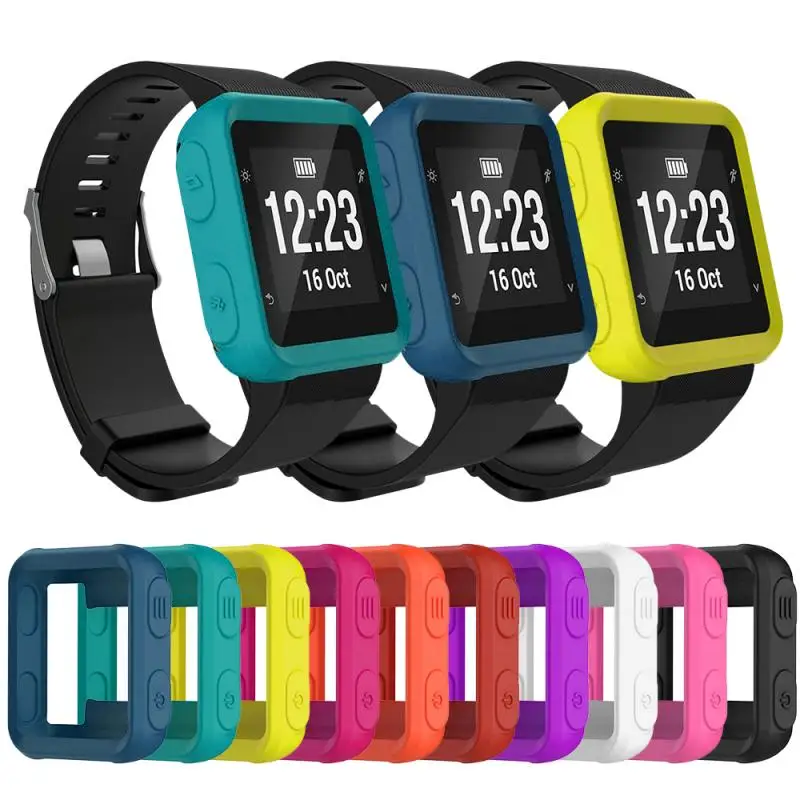 Высококачественный защитный чехол для смарт часов Garmin Forerunner 35/30/S20 силиконовый с