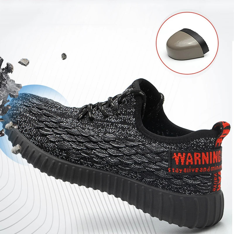 2019 легкая мужская Рабочая страховая обувь противоскользящая рабочая удобная