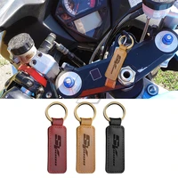 motorcycle cowhide keychain key ring fits for suzuki sv1000 sv1000s key