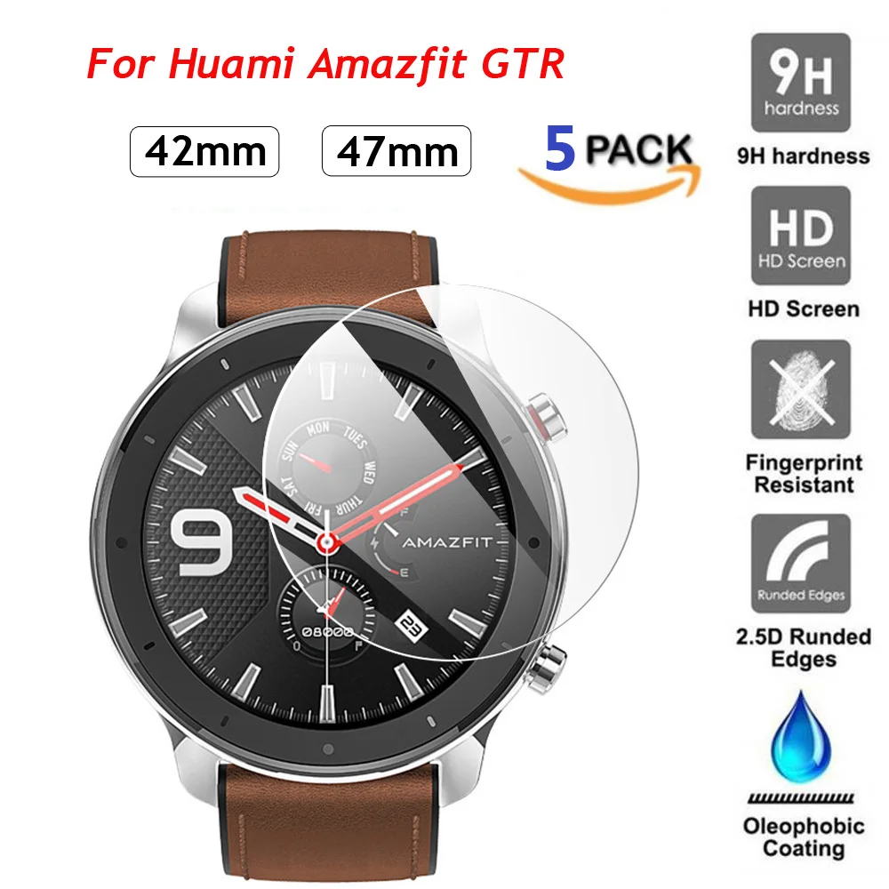5 шт. защитная пленка для смарт часов AMAZFIT GTR 42/47 мм|Смарт-аксессуары| |