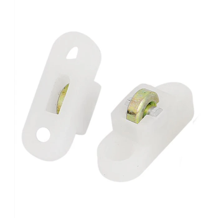 

4 pcs door window cabinet single sliding metal roller wheel 8mm Dmr.