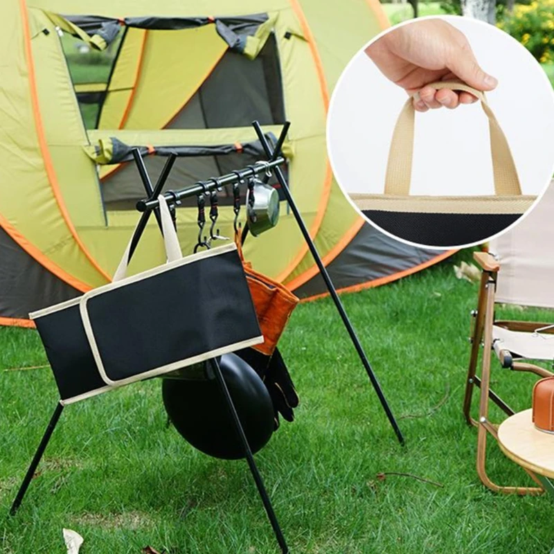 Портативный чехол для ногтей прочная сумка хранения гвоздей прищепок предметов