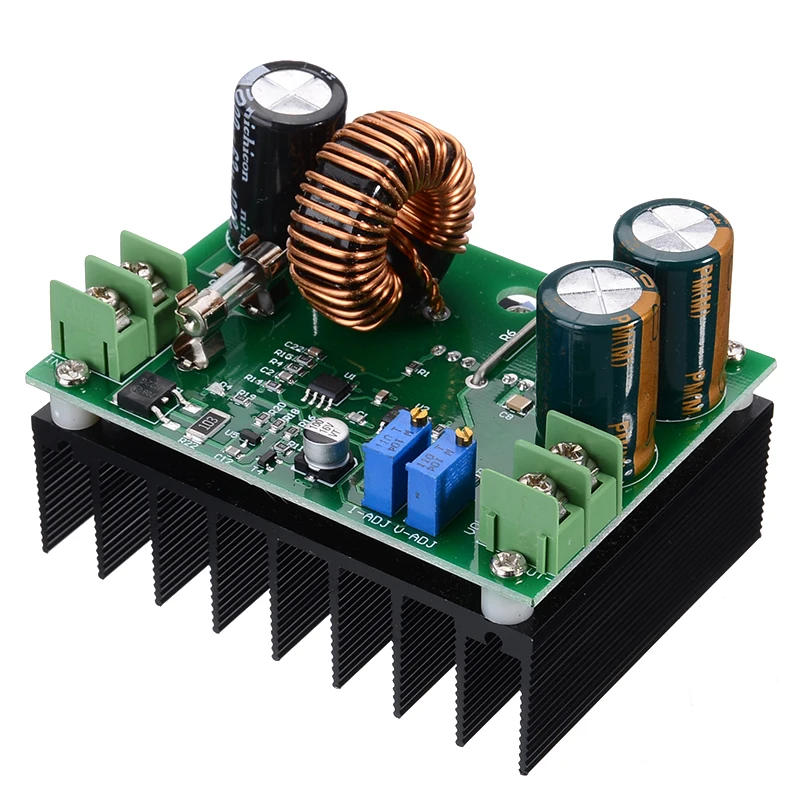 DC 12 V 60 80 Step Up Мощность модуль повышающий преобразователь постоянного тока с 15A 10A